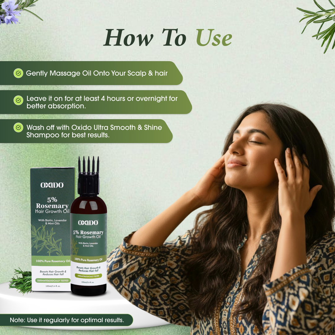 Oxido 5% Rosemary Hair Growth oil