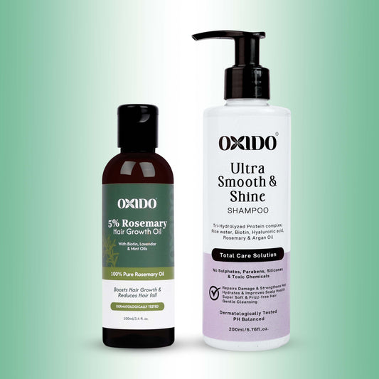 Hair Growth Combo (Rosemary hair oil + Shampoo)