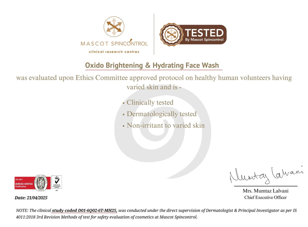 Oxido Brightening & Hydrating Face Wash - Oxido