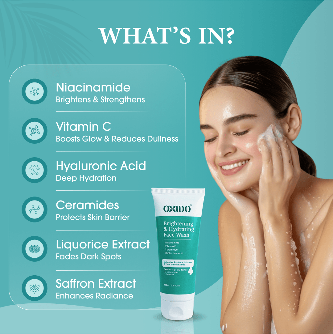 Oxido Brightening & Hydrating Face Wash - Oxido