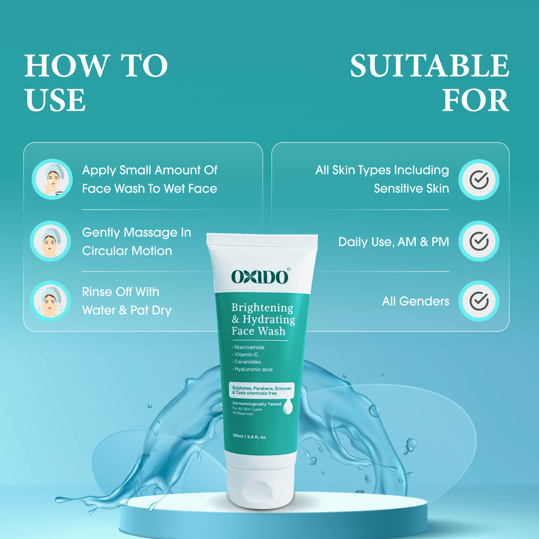 Oxido Brightening & Hydrating Face Wash - Oxido