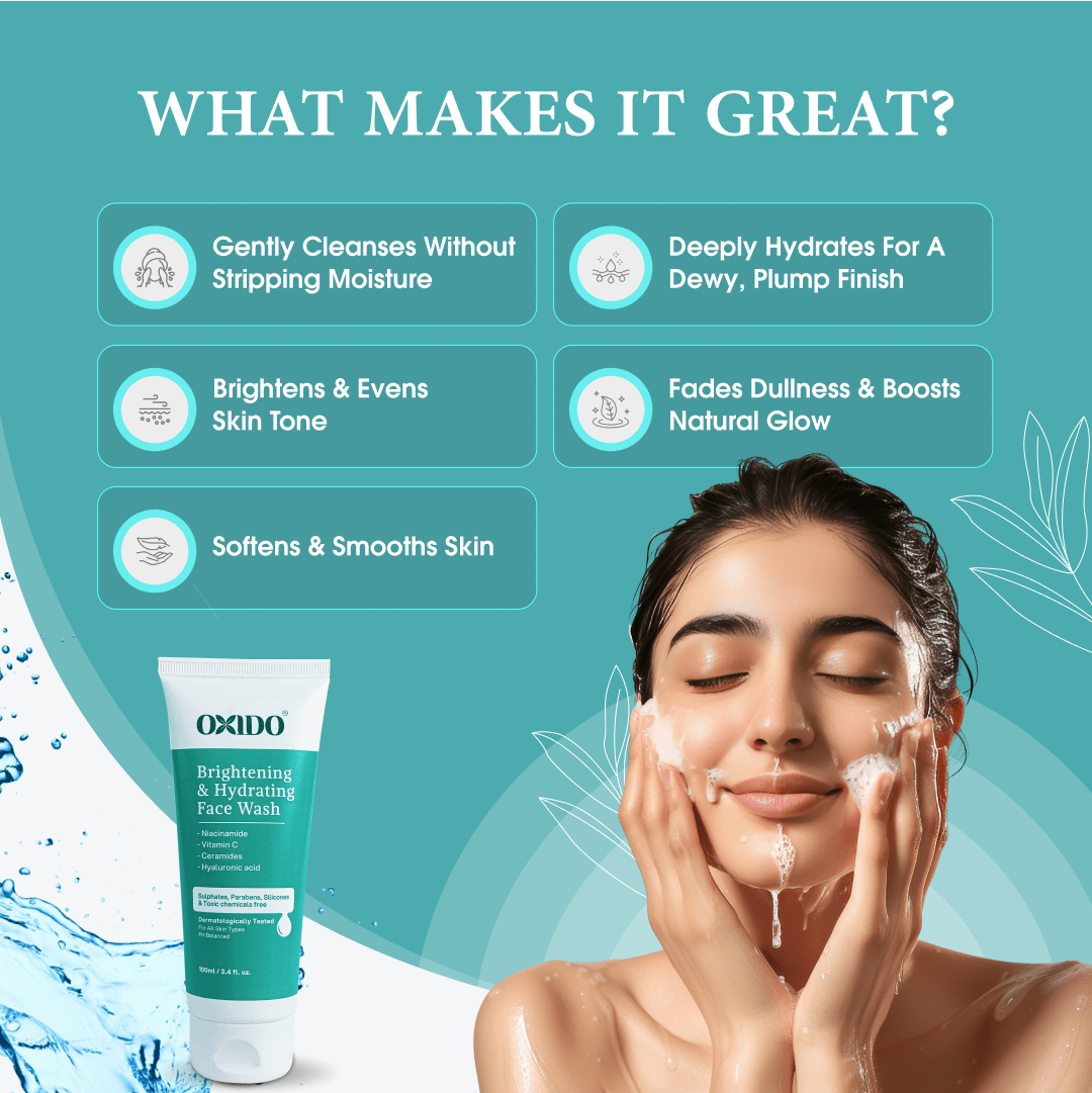 Oxido Brightening & Hydrating Face Wash - Oxido