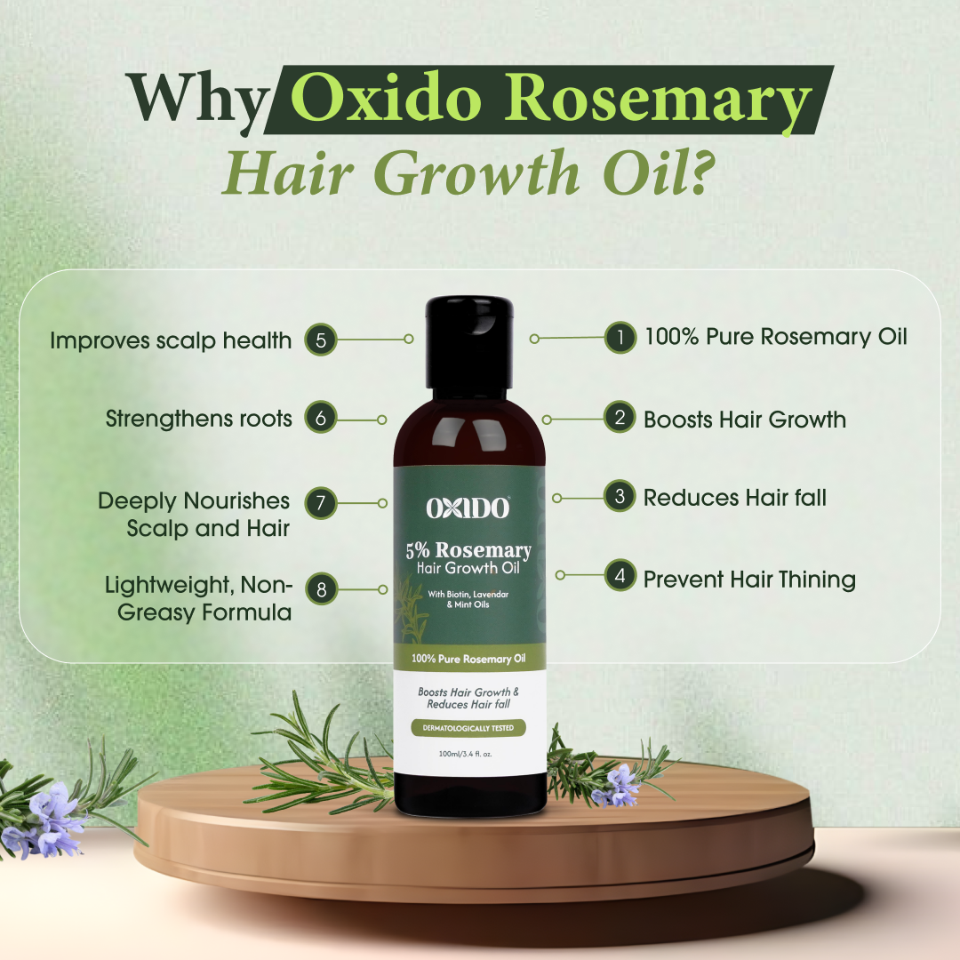 Oxido 5% Rosemary Hair Growth oil