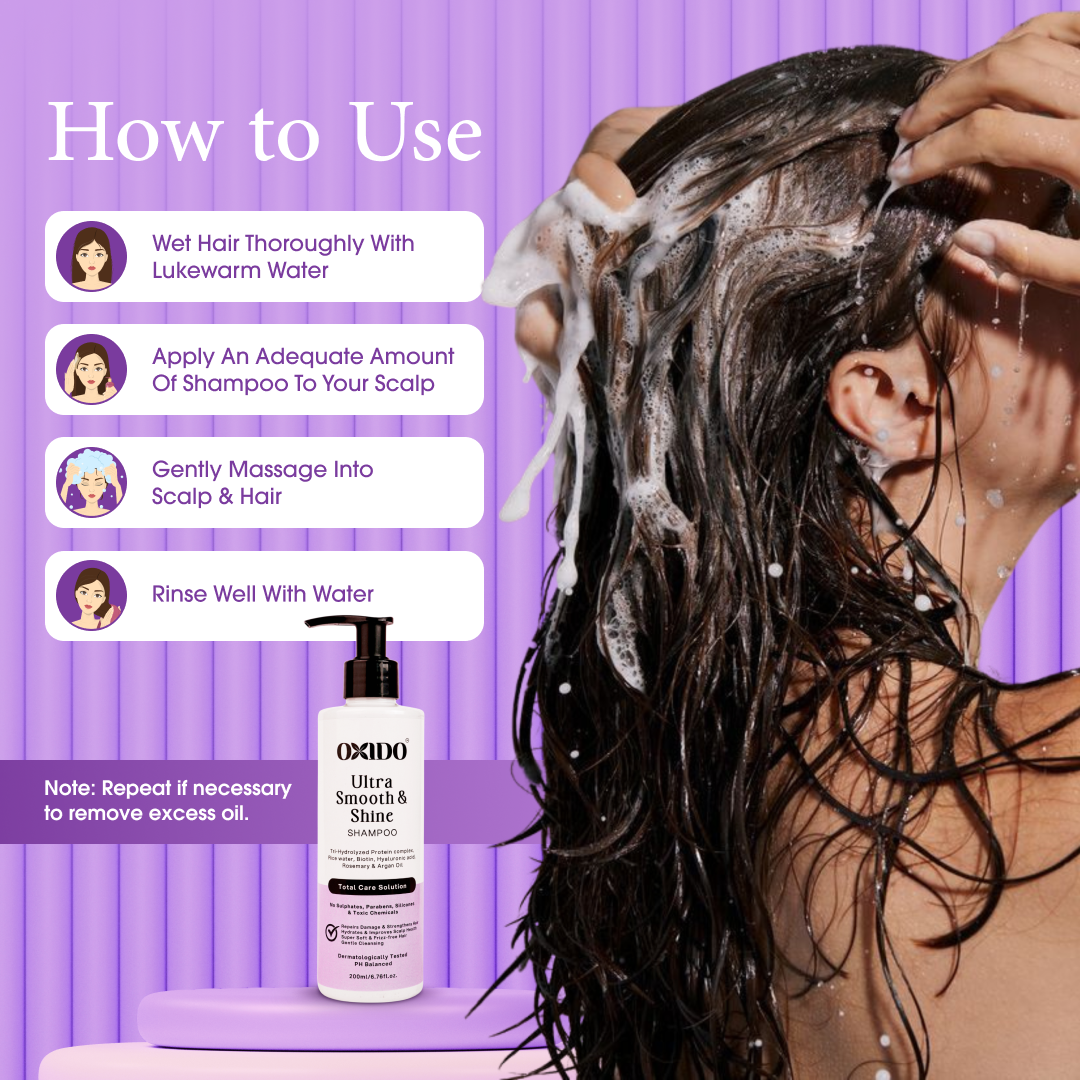 Oxido Ultra Smooth and Shine Shampoo