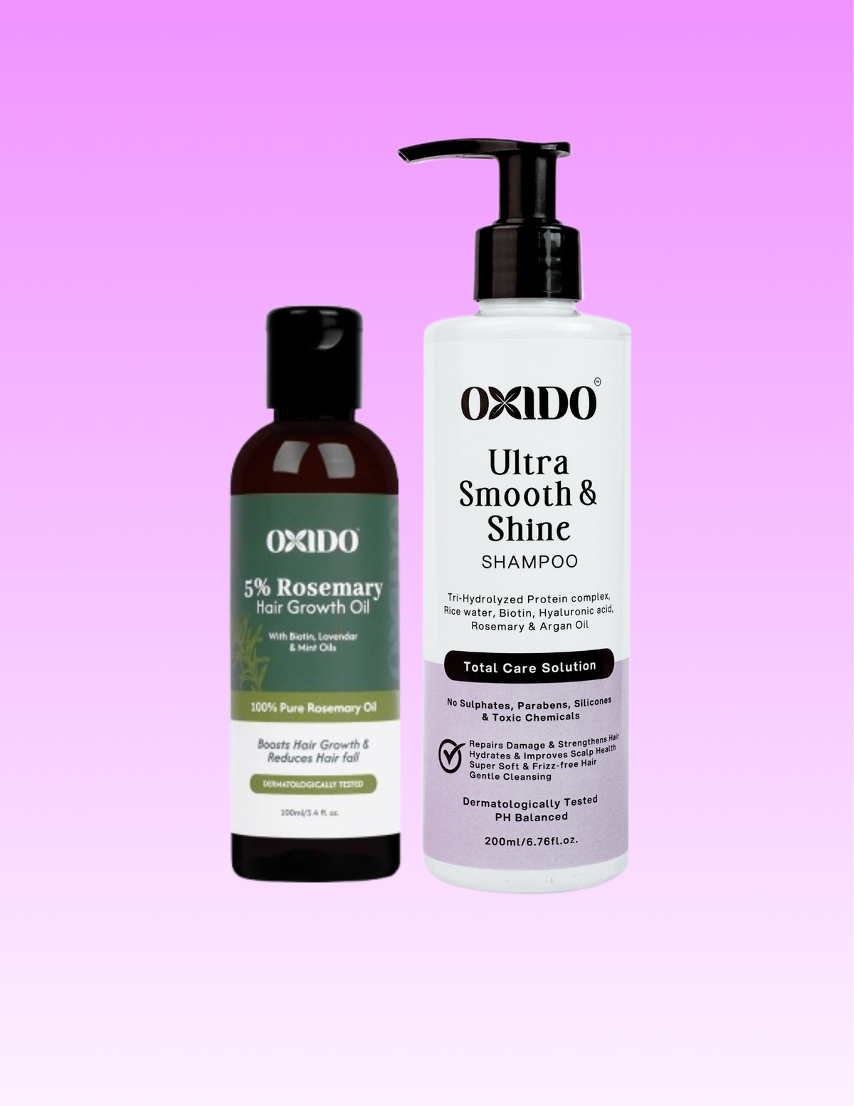 Hair Growth Combo (Rosemary hair oil + Shampoo)